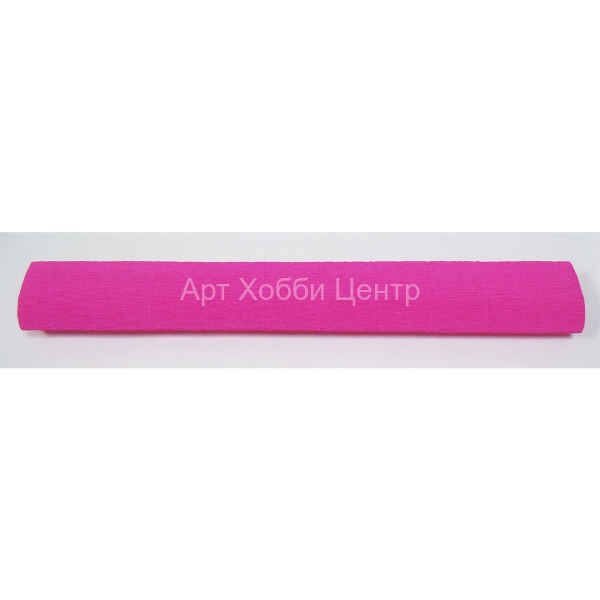 Бумага гофрированная 140г/м2 50см 2,5м цвет №951 ярко-розовый