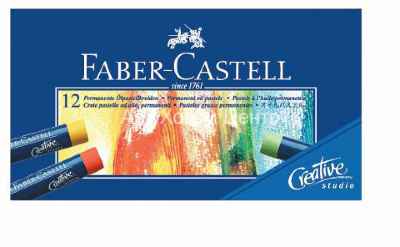 Набор пастели масляной круглой Creative studio 12 цветов Faber-Castell