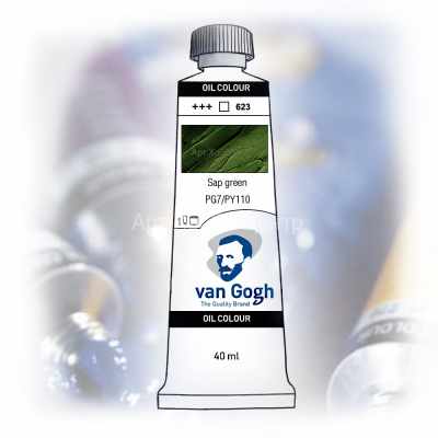 Краска масляная Van Gogh №623 зеленый травяной 40мл ROYAL TALENS