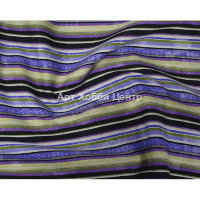 Ткань Полоски на фиолетовом 110см 100% хлопок 1м