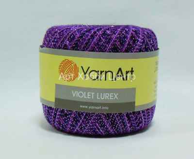 Пряжа YarnArt Violet Lurex Melange 96% хлопок 4% металлик 50г 270м 10068