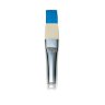Кисть №4 Artisan синтетика плоская короткая, длинная ручка  Winsor&Newton