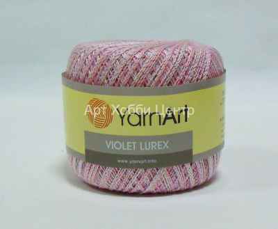 Пряжа YarnArt Violet Lurex Melange 96% хлопок 4% металлик 50г 270м 13051