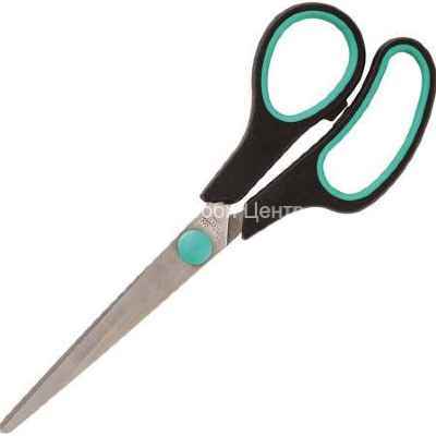 Ножницы канцелярские 16,9см с пластиковыми прорезиненными ручками Attache