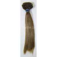 Волосы для кукол трессы прямые Элит В-45см L-15см 2шт цвет коричневый Magic4Toys