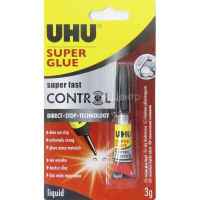 Клей универсальный SUPER GLUE Control 3мл в блистере UHU