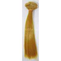 Волосы для кукол трессы прямые Элит В-45см L-15см 2шт цвет абрикос Magic4Toys