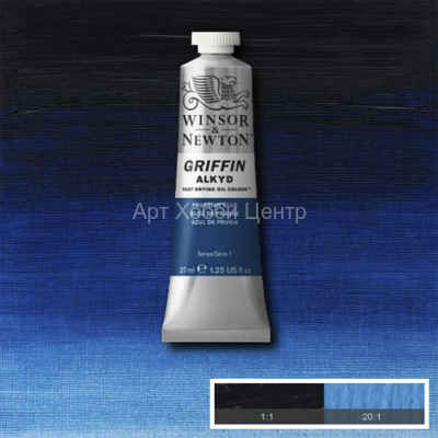 Алкидная краска Winsor&Newton Griffin №538 Синий Прусский 37мл