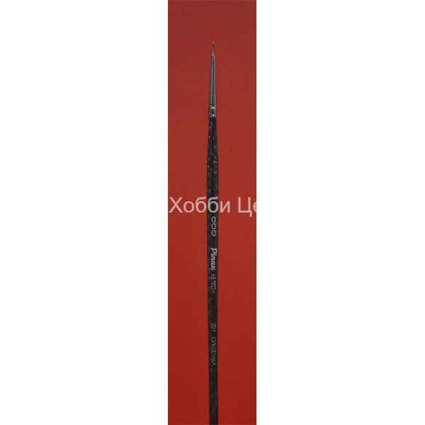 Кисть №000 Pinax HI-TECH синтетика круглая короткая ручка 221
