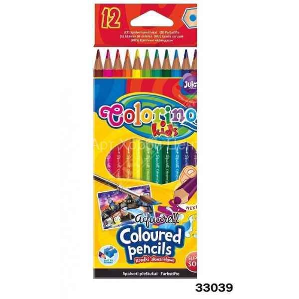 Набор карандашей акварельных Artist 12 цветов Colorino
