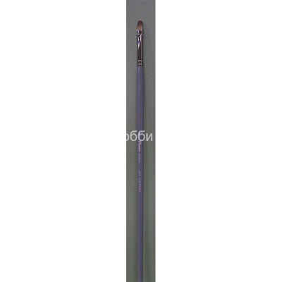 Кисть №4 Pinax HI-TECH синтетика плоскоовальная длинная ручка 997