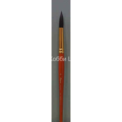 Кисть №8 Pinax Creative белка круглая короткая ручка 331