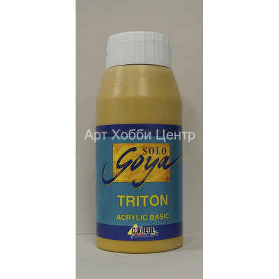 Краска акрил Solo Goya Triton №004 охра светлая 750мл