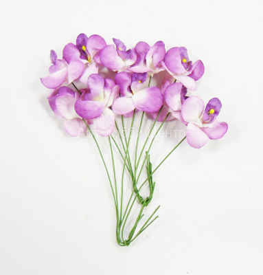 Набор украшений бумажных Орхидеи в ассортименте