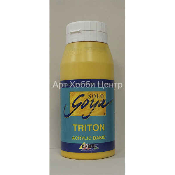 Краска акрил Solo Goya Triton №010  кукурузный 750мл