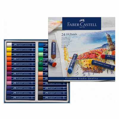 Набор пастели масляной круглой Creative studio 24 цвета Faber-Castell