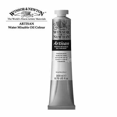 Краска масляная водорастворимая Winsor&Newton Artisan №644 Белила титановые 200мл