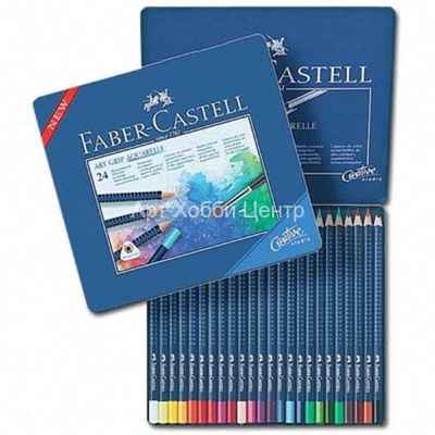 Набор карандашей акварельных Art Grip 24 цвета Faber-Castell