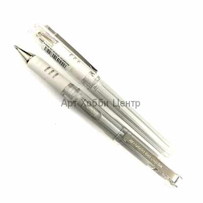Ручка гелевая белая 1,0мм К230W Pentel