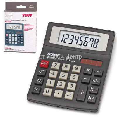 Калькулятор STAFF 113х87мм STF8008