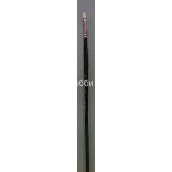Кисть №2 Pinax Classic синтетика плоская длинная ручка 215