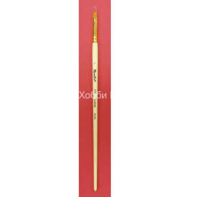 Кисть №7 Roubloff синтетика скошенная длинная ручка 1362