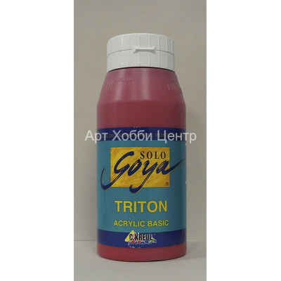 Краска акрил Solo Goya Triton №024 красный карминовый 750мл