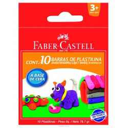 Пластилин детский 10 цветов 90г Faber-Castell