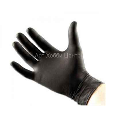 Перчатки резиновые черные (пара)