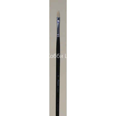Кисть №6 Pinax Classic синтетика плоскоовальная длинная ручка 217