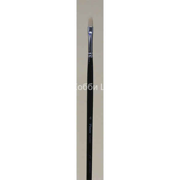 Кисть №6 Pinax Classic синтетика плоскоовальная длинная ручка 217