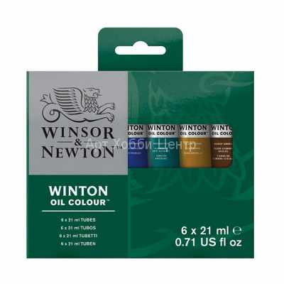Набор красок масляных Winton 6х21мл туба Winsor&Newton