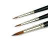 Кисть колонок №4 Series 7 круглая короткая ручка в футляре Winsor&Newton
