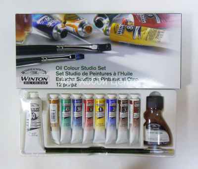 Набор красок масляных студийный Winton 8х21мл туба Winsor&Newton