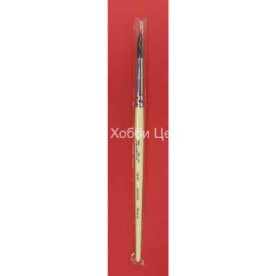 Кисть №7 Roubloff белка круглая короткая ручка 1410