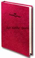 Блокнот серия Бамбук А6 100л темно-красный Faber-Castell