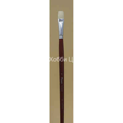Кисть №6 Pinax Creative щетина плоская длинная ручка 104