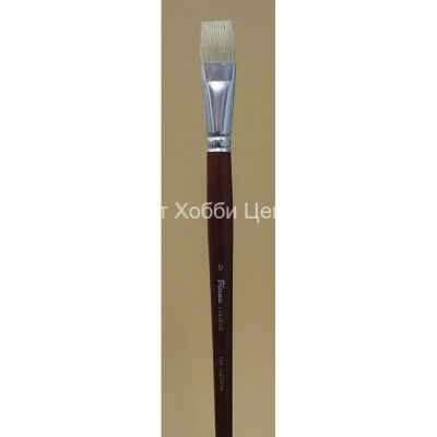 Кисть №9 Pinax Creative щетина плоская длинная ручка 104