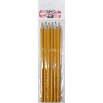 Набор карандашей чернографитных разной твердости 6шт в упаковке KOH-I-NOOR