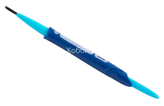 Кисть №2 CLIC&GO синтетика круглая выдвижная  ручка