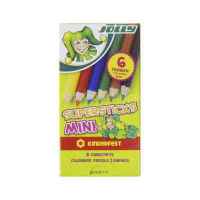 Набор карандашей цветных полудлинных Supersticks Kinderfest 6 цветов JOLLY