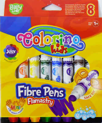 Набор фломастеров Tip 8 цветов для самых маленьких Colorino Kids