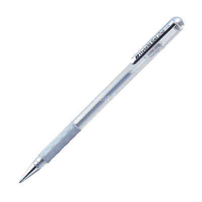 Ручка гелевая серебристая 0.8мм Pentel