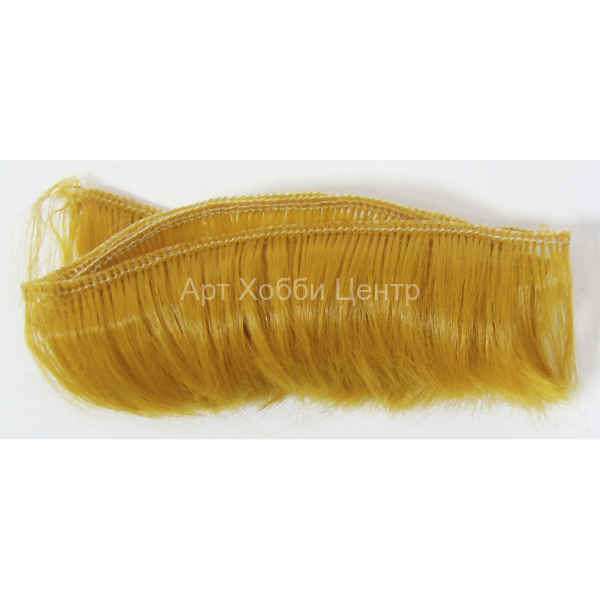Волосы для кукол трессы прямые Элит В-45см L-4см 2шт цвет 25212