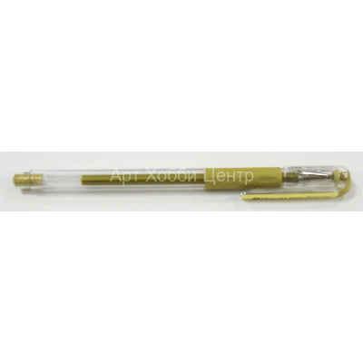 Ручка гелевая золотая 0.8мм Pentel
