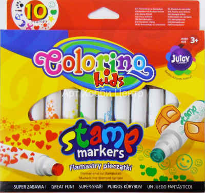 Набор фломастеров Stamp для штампов 10 цветов  Colorino Kids