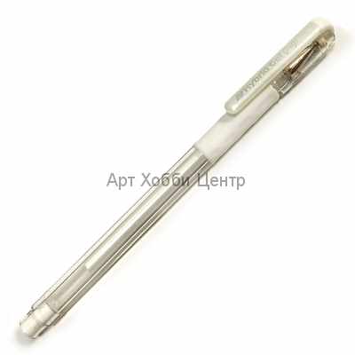Ручка гелевая белая 0.8мм К118LW Pentel