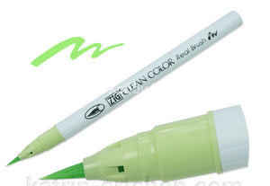 Маркер акварельный  ZIG Clean Color Real Brush перо №045 бледно-зеленый