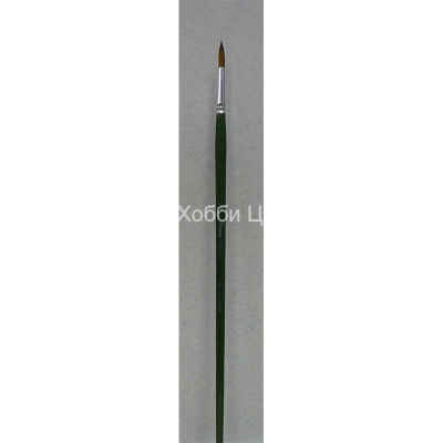Кисть №9 Pinax Creative синтетика круглая длинная ручка 342