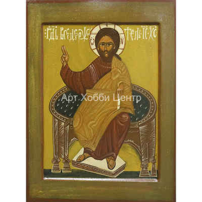 Икона Спас на престоле 31х23см с ковчегом